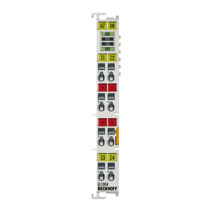 Beckhoff EL1004 EtherCAT Terminal, 4-channel digital input, 24 V DC, 3 ms