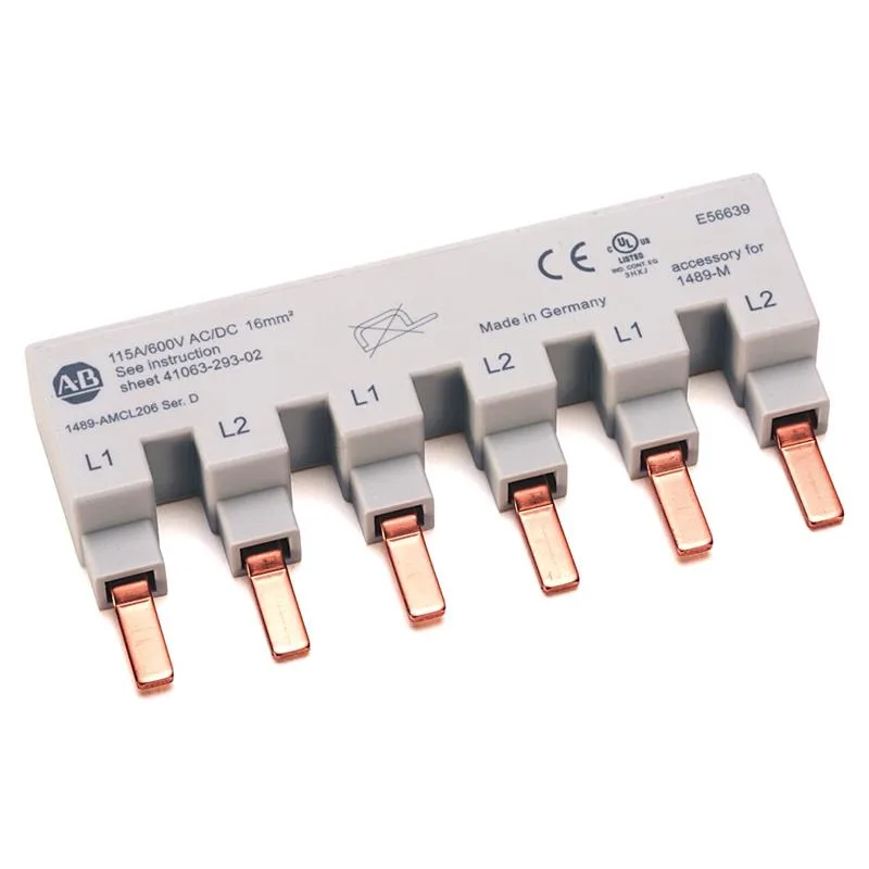 Allen Bradley 1489-AMCL206 MCB bus bar for use with 1489 MCB