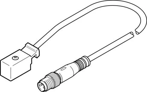 Festo KMYZ-2-24-M8-2,5-LED Bağlantı kablosu