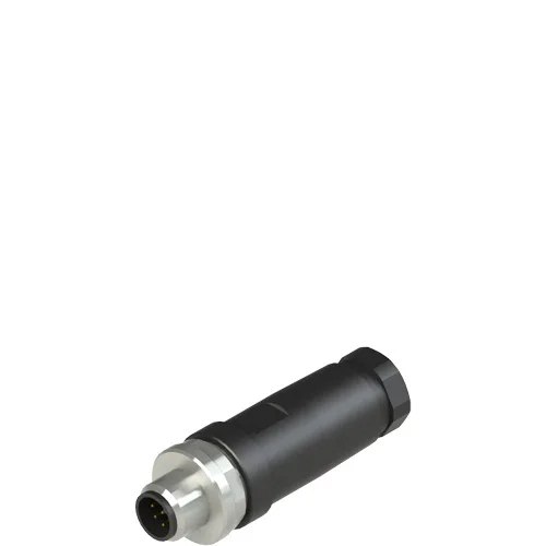 Pizzato VF CCMP8DM04 Field wireable M12 plug, straight, 8 poles, for multipolar cables