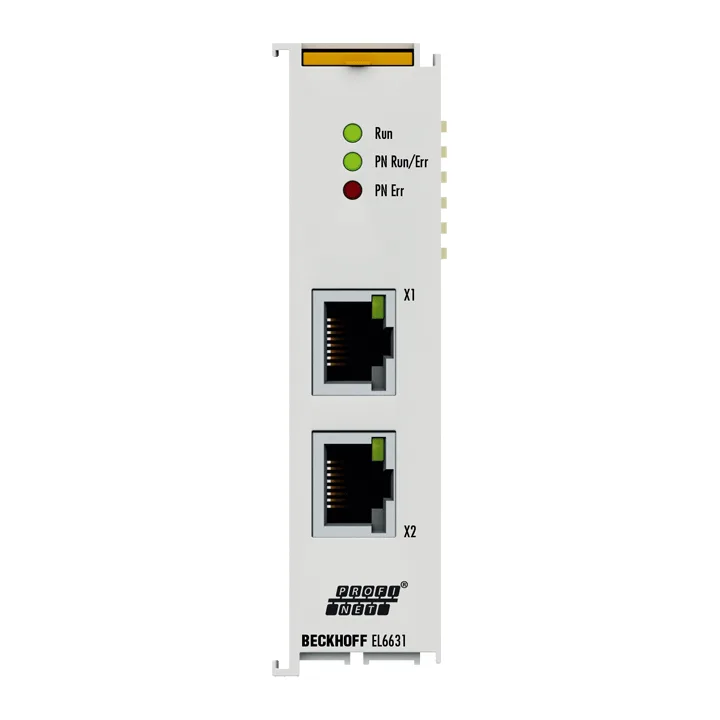 Beckhoff EL6631 EtherCAT Terminal, 2-port communication interface, PROFINET RT, controller