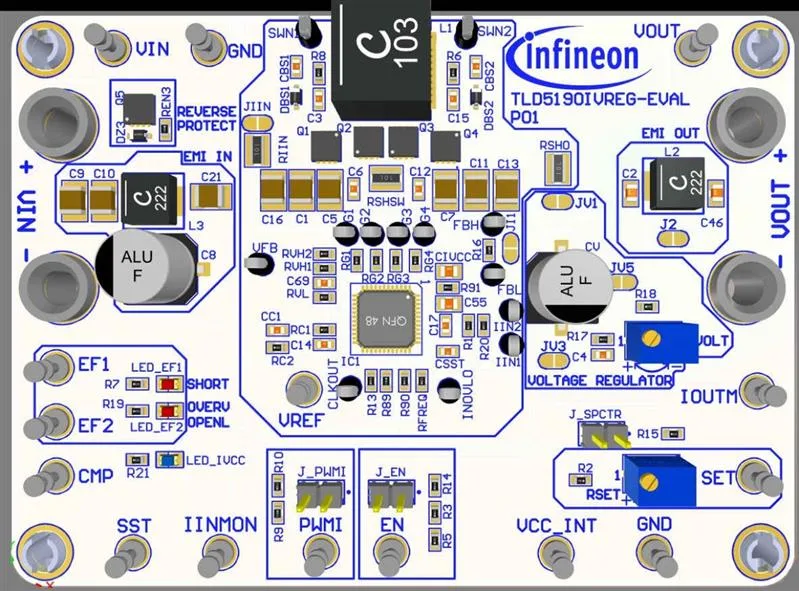 Infineon TLD5190IVREG_EVAL