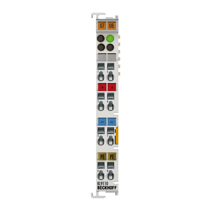 Beckhoff KL9110 Potential supply terminal, 24 V DC, with diagnostics
