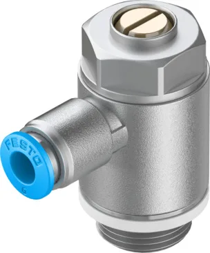 Festo GRLA-3/8-QS-6-D Tek yönlü akış kontrol valfleri