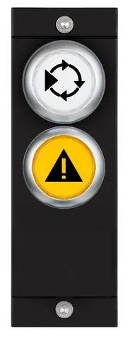Euchner MSM-1-S-CA-Z0Z000-K5-170845 Submodule MSM-1-S (2 illuminated pushbuttons with symbol, test pulse monitored)