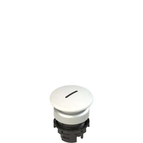 Pizzato E2 1PL2F249L2 Illuminated white mushroom pushbutton, with marking