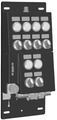 Euchner MGB-CB-PN-112048 Control panel MGB--PN with 12 control elements, push-pull plug, connection for stack light, RC12
