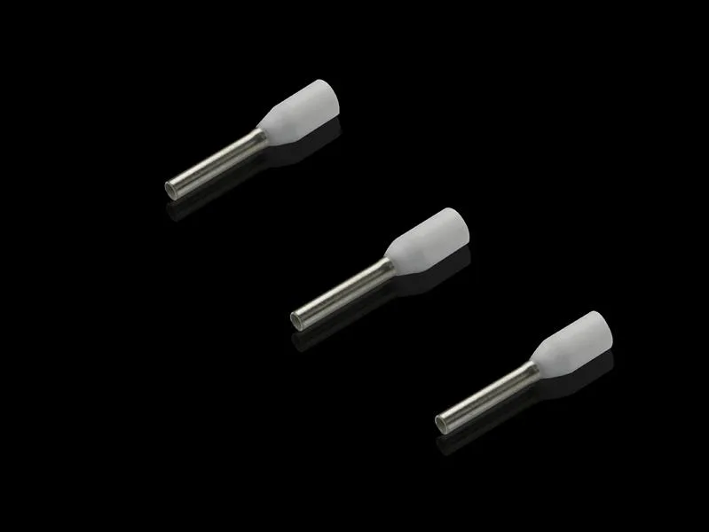 Rittal AS 4050.764 Kablo uç yüksükleri, kablo montajı için, 075 mm², AWG 18, 8 mm, beyaz, dökme, 500 adet