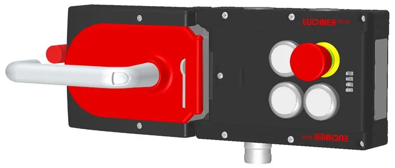 Euchner MGB-L1HE-APA-L-158120 Locking set MGB-L1H-APA (guard locking by spring force) with 3 pushbuttons, emergency stop, RC18