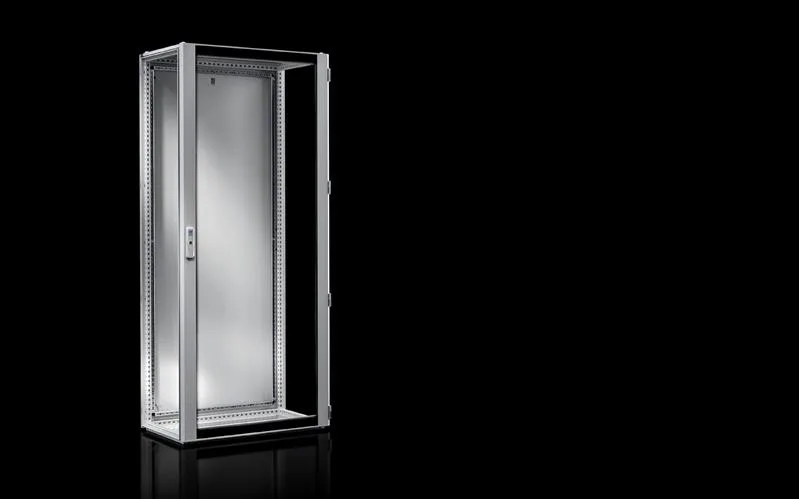 Rittal VX 8840.100 VX Baying enclosure system, WHD: 800x2000x600 mm, sheet steel, without mounting plate, glazed door at the front