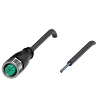 Pepperl+Fuchs V11-G-BK2M-PVC-U Female cordset single-ended M12 straight A-coded, 3-pin, PVC cable black, UL approved