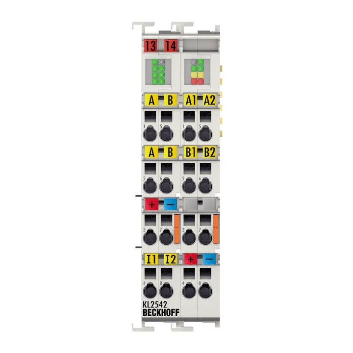 Beckhoff KL2542 Bus Terminal, 2-channel motion interface, DC motor, 48 V DC, 35 A
