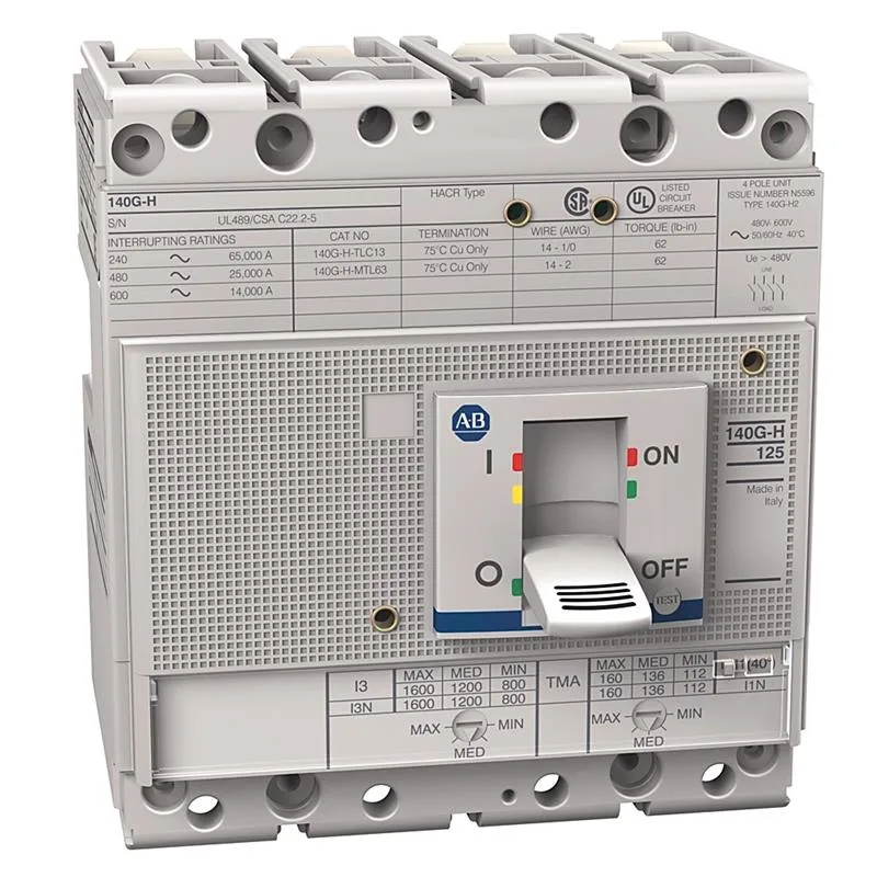 Allen Bradley 140G-H2F4-D16 140G 160A Frame Molded Case Ckt-Bkr