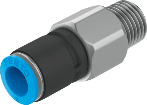 Festo QSR-3/8-8 Rulmanlı Çabuk Bağlantı Rakoru