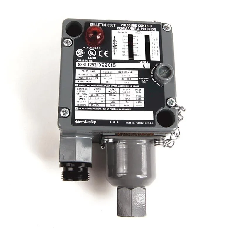 Allen Bradley 836T-T253JX22X15 Electro-Mech Pres Cntrl Sw