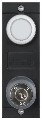 Euchner MSM-1-P-CA-LQY-D6-161739 Submodule MSM-1-P (white cover for indicators, slide-in label, key-operated rotary switch)