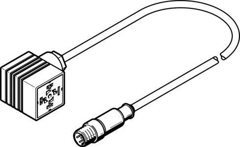 Festo NEBC-A1W3-K-0.3-N-M12G5 Bağlantı kablosu