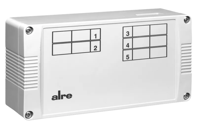 Alre VOORL-215.009 Terminal strip, H/C changeover via external contact, max 5 room thermostats and 20 valve actuators, IP20