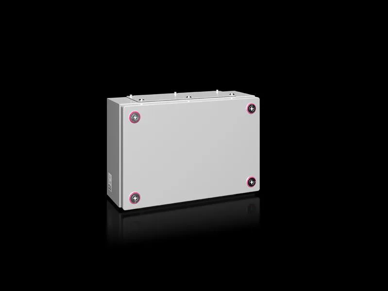 Rittal KX 1531.000 KX terminal kutusu, GYD: 300x200x120 mm, çelik sac, montaj plakasız, kapaklı, kablo giriş plakası