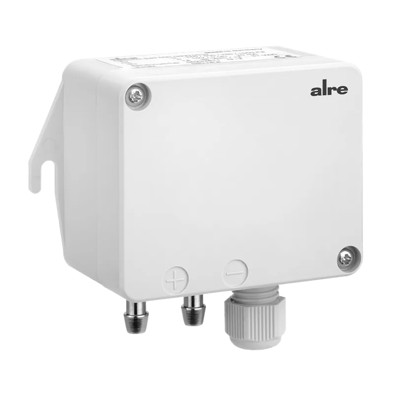 Alre MDEKD-940.100 Pressure transducer, 2500/5000/7500/10000Pa, 0-10V, 2-10V, 0-20mA, 4-20mA