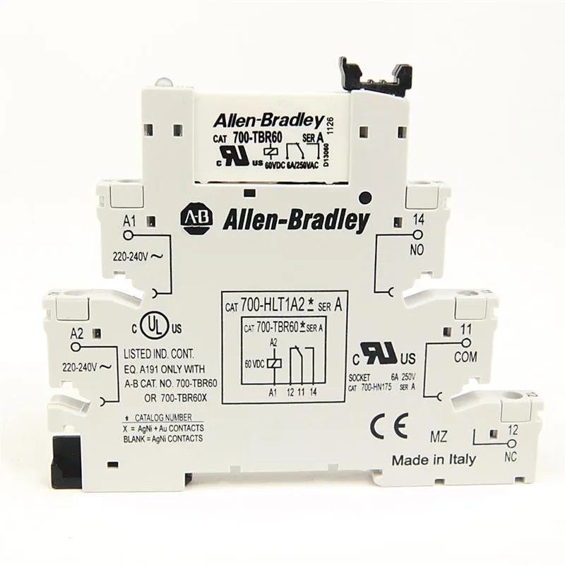 Allen Bradley 700-HLT2U1 110/125 V AC/DC GP Terminal Block Relay