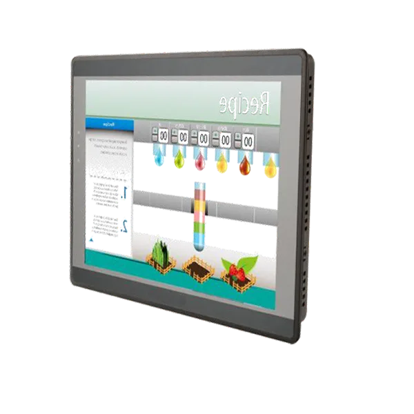 Seneca VISUAL12 15" HMI panel touchscreen with Ethernet port with aluminium housing
