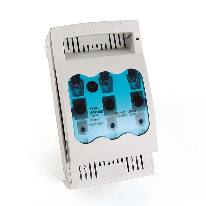 Allen Bradley 141A-NFJ100C MCS Class J 100 A 600V Bus Bar Fuse Base