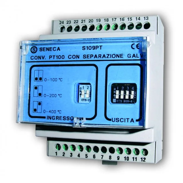 Seneca S109PT Pt100 to DC isolator - converter