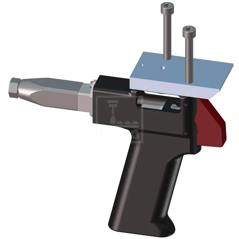 Dopag 401.01.16 Handle with initiator and mounting plate