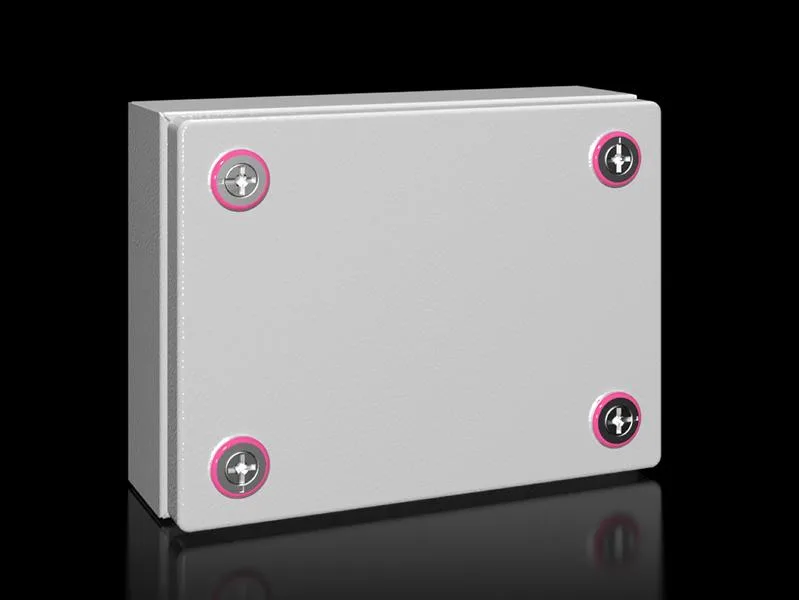 Rittal KX 1528.000 KX terminal kutusu, GYD: 200x150x80 mm, çelik sac, montaj plakasız, kapaklı, kablo giriş plakasız