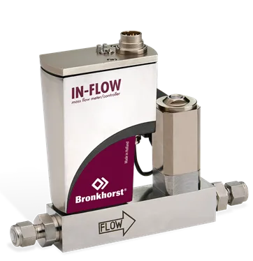 Bronkhorst LOW-ΔP-FLOW F-201EI Mass Flow Controller for low pressure drop or corrosive gas service