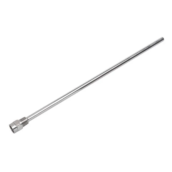 IFM THERMOWELL, 10MMx500MM, 1/2NPT Sıcaklık sensörü için termo tüp