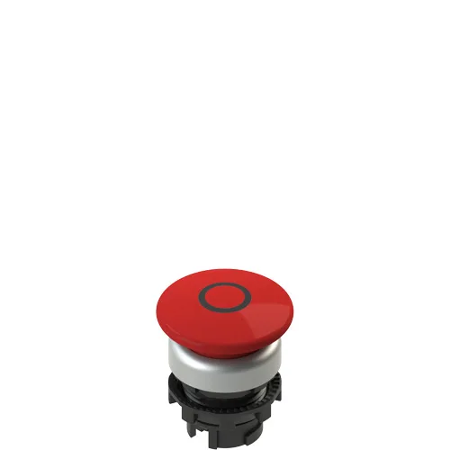 Pizzato E2 1PL2F349L1 Illuminated red mushroom pushbutton, with marking
