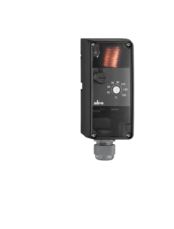 Alre RTKSA-003.310 Universal capillary thermostat, 20…150…°C, hysteresis -10…-15K, STB, internal setting, external resetting