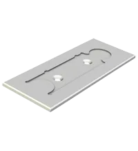 Pepperl+Fuchs PGV-PR-GM-CLOSE100 Countersunk rail for mounting in a floor groove