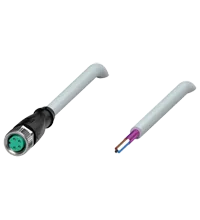 Pepperl+Fuchs V31-GM-10M-PVC-ABG Female cordset single-ended M8 straight A-coded, 3-pin, PVC cable grey, shielded