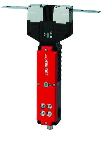 Euchner STP-TW-4A-4141AC024SEM4AS1 Safety switch STP-TWIN ASi, plug connector M12 (open-circuit current principle)