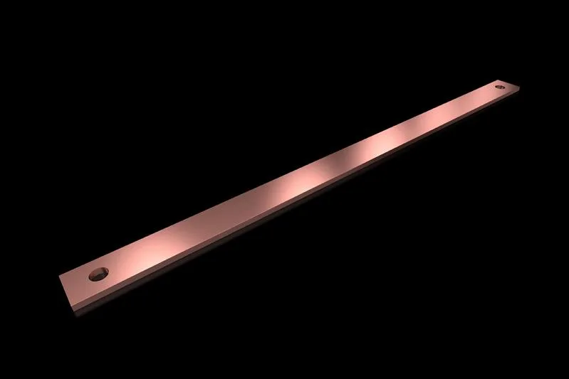 Rittal SV 9686.528 SV PE/PEN busbar E-Cu, WH: 30x5 mm, L: 700 mm