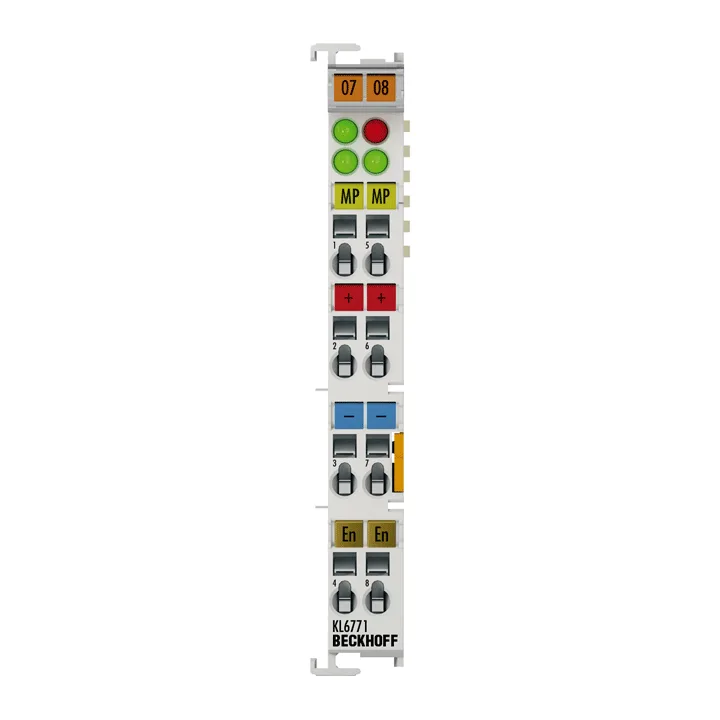 Beckhoff KL6771 Bus Terminal, 1-channel communication interface, MP-Bus, master