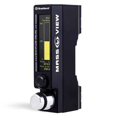 Bronkhorst MASS-VIEW® MV-308 Mass Flow Regulator for gases with integrated display