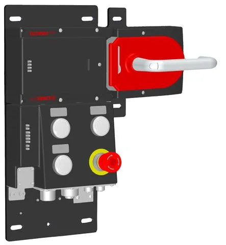 Euchner MGB-L1HB-PNC-R-121866 Locking set MGB-L1-PN (guard locking by spring force) with 4 control elements, 7/8" and M12 plugs