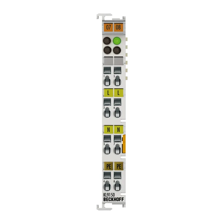 Beckhoff KL9150 Potential supply terminal, 120…230 V AC