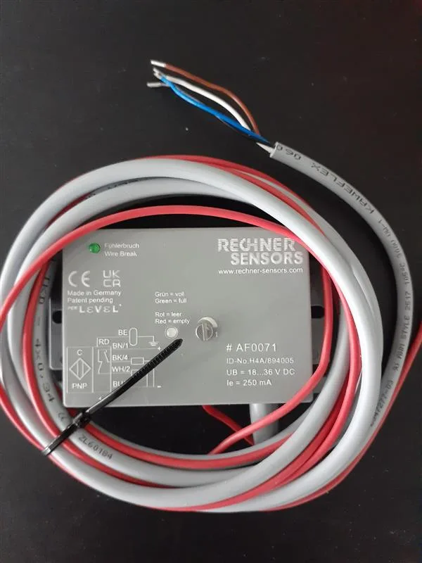 Rechner Sensors KFA-5-1-L-P-A-1FB-Z02-Y50 Kapasitif seviye sistemleri