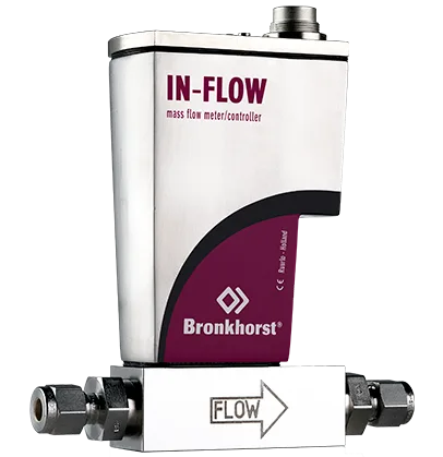 Bronkhorst IN-FLOW F-111BI Industrial Style Thermal Mass Flow Meter for Gases