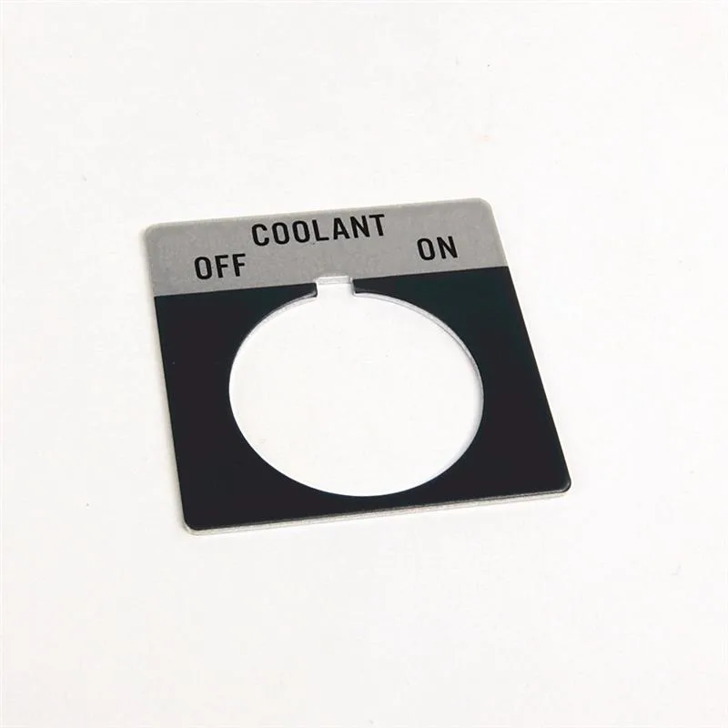 Allen Bradley 800T-X528 30mm 800T OFF-COOLANT-ON Legend Plate
