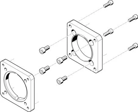 Festo EAMF-A-95A-120G Motor flanşı