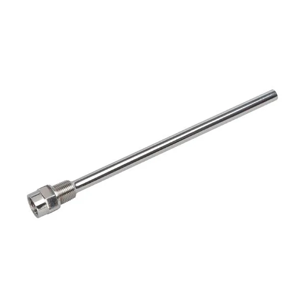 IFM THERMOWELL, 10MMx300MM, 1/2NPT Sıcaklık sensörü için termo tüp
