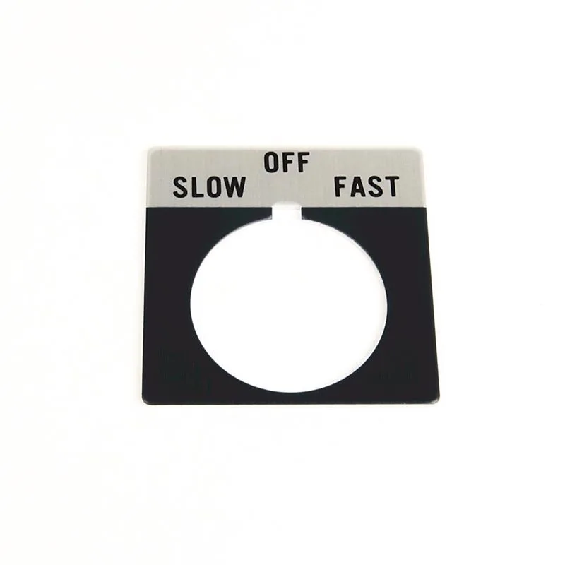 Allen Bradley 800T-X546 30mm 800T SLOW-OFF-FAST Legend Plate