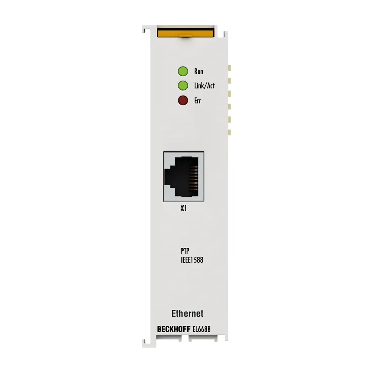 Beckhoff EL6688 EtherCAT Terminal, 1-port communication interface, IEEE 1588/PTP, master/slave