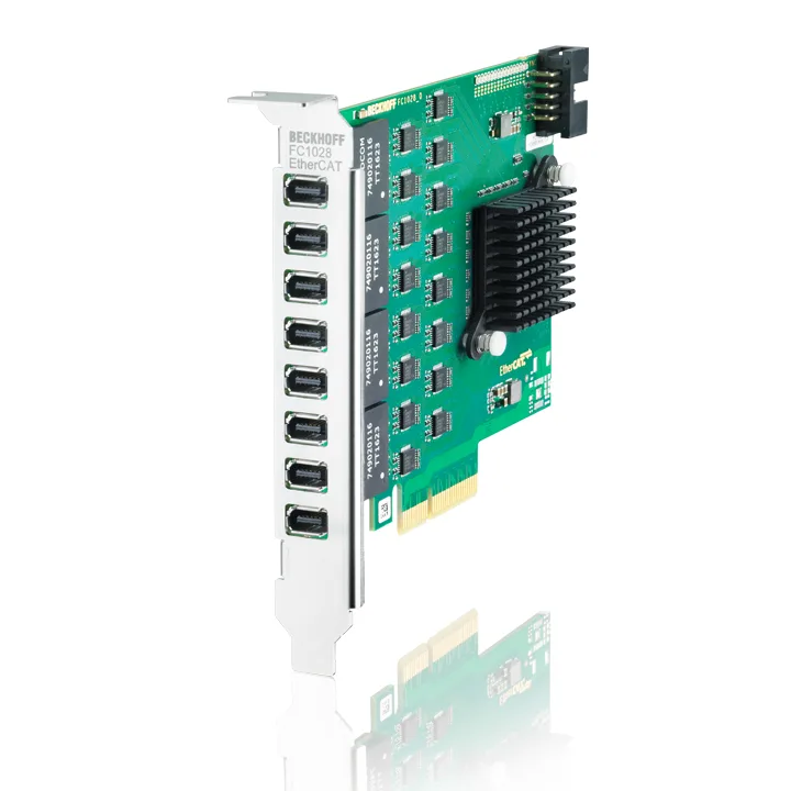 Beckhoff FC1028 EtherCAT master card, 16 channels, PCIe x4
